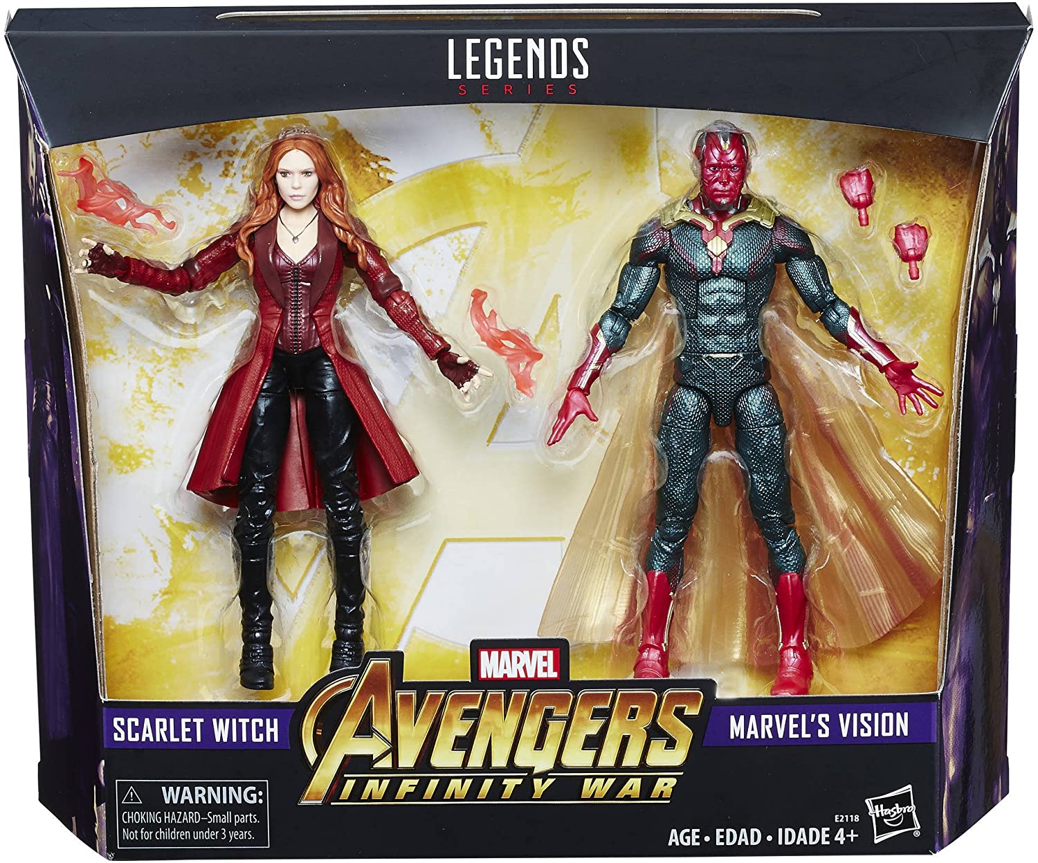 Marvel legends vision scarlet store witch 2 pack