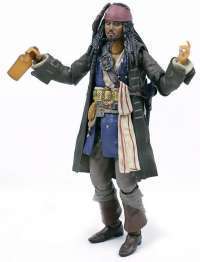 Фигурка Пираты Карибского Моря: Капитан Джек Воробей (Pirates of the Caribbean Captain Jack Sparrow Action Figure)
